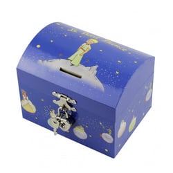 Tirelire a Musique Le Petit Prince Etoiles – Bleu – Figurine Petit Prince - Trousselier