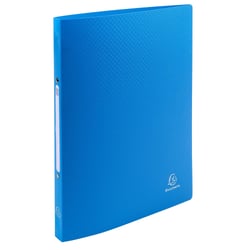 Classeur 2 anneaux 15mm polypropylène OPAK - A4 - Bleu clair - x 20 - Exacompta