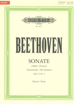 Partition musicale Peters - Sonate en ré mineur Opus 31 n°2 - Piano