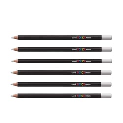 Crayon de couleur POSCA - KPE200 - Gris clair - Lot de 6