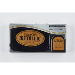 Encre Stazon métallic doré