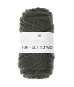 Laine à feutrer créative CREATIVE FUN FELTING WOOL - Rico design 04 Olive