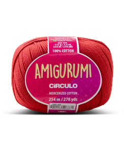 Circulo Amigurumi 125g – Le Fil Parfait pour Vos Créations au Crochet 3583 Rouge