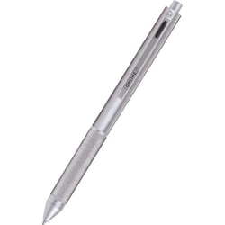 Stylo à bille - 4 en 1 - 3 couleurs + mine graphite - Embout gomme - Argent - Online