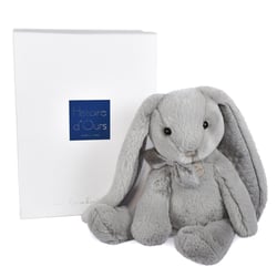 PREPPY CHIC - LAPIN GRIS PERLE 40 CM