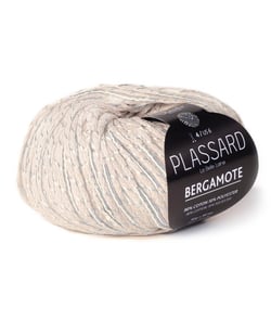 Pelote de Coton BERGAMOTE - Plassard 20 Gris