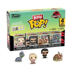 Jurassic Park - Pack 4 figurines Bitty POP! Triceratops 2,5 cm - Funko