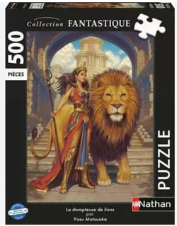 Dompteuse de lion – puzzle 500p - Ravensburger - Beige