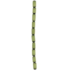 Rayher - Perle Buri Vert pomme Cylindre Ø 6 x 14 mm
