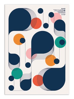 Affiche 50 x 70 cm -  Blues - Posterlad