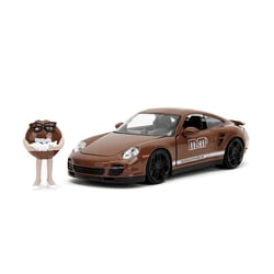 PORSCHE 911 TURBO W/M&M'S BROWN FIGURE BROWN 2007 1/24