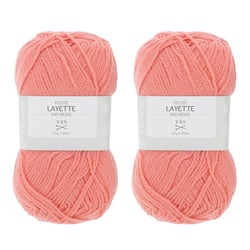 Prima Mercerie | Pelote de laine | pelote pour layette bébé | 100% acrylique | lot de 2 pelotes