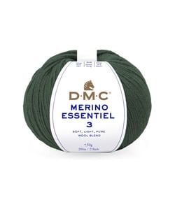 Pelote de laine Merino Essentiel 3 - DMC - Certifié Oeko-Tex 990 Vert