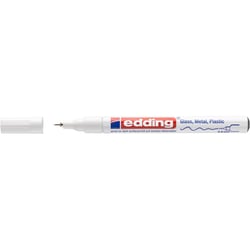 Lot de 10 Marqueurs Peinture Brillante 780 Blanc Pointe Fine 0,8 mm EDDING