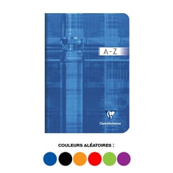 Carnet - Répertoire - A5 - 14,8x21cm - Lignes - 96 pages - Clairefontaine