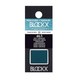 Aquarelle Vert Turquoise  1/2 godet - S4
