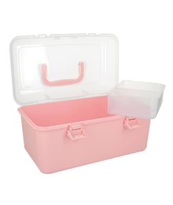 Boîte de Rangement CARE & CREAT (26,5cm x 16cm x 14cm) Rose (ROSE CLAIR)