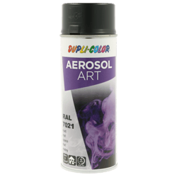 Spray de peinture - Noir gris - RAL 7021 - Mat - Tous supports - Aérosol Art