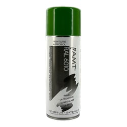 Spray de peinture - Vert ferme - RAL6010 - Brillant - AMT - 330ml - Peinture acrylique