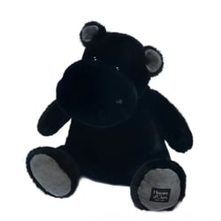 Peluche Hippopotame HIP'STAR Noir - 40 cm