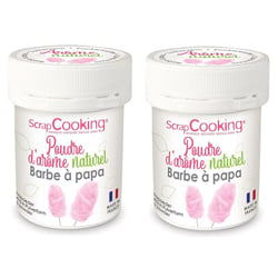 Arôme alimentaire naturel en poudre 30 g - barbe à papa