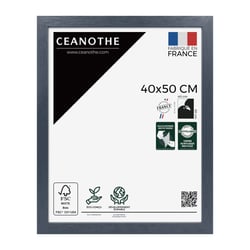 Cadre photo Karma gris bleuté 40x50 cm