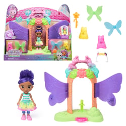 Playset Transformation - Poupée Articulee Fee Fairylandia 15 cm Avec 6 Accessoires - SPIN MASTER
