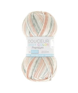 Fil à tricoter Douceur Baby Color Premium - Trimits : Idéal pour les Tricots de Bébé 203 Multicolore