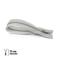 Fermeture éclair Z22 pull et blouson - Séparable 75 cm