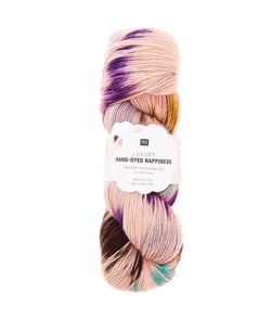 Pelote de laine Luxury HAND-DYED HAPPINESS DK - 100GR - Rico Design 013 Lilas-poudre
