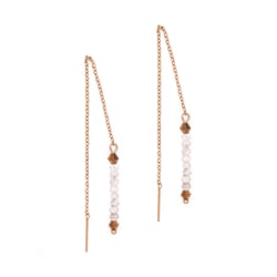 Boucles d'oreilles pendantes Lumia en pierres de Lune - Sloya