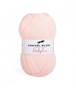 Laine à tricoter BABYLUX de Cheval Blanc Orange (106 - MELON)