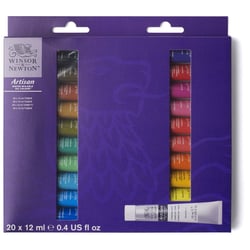 Set peinture à l'huile Initiation Artisan 20 tubes de 12ml Winsor et Newton