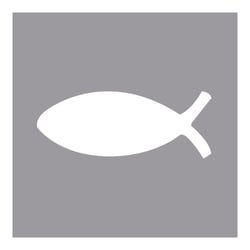 Perforatrice fantaisie: Poisson, 5cm, (2"), 1 pce.