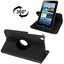 Housse Samsung Galaxy Tab 3 8' Sm T3100 Mode Portrait Paysage Rotation 360° Noir YONIS