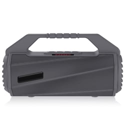 Enceinte Bluetooth Portable Étanche LED 10W Haute Puissance Autonomie 3h Gris YONIS