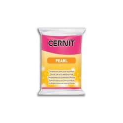 Pâte polymère CERNIT Pearl - Magenta - 56 g