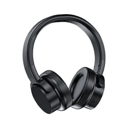 Casque Audio Sans Fil Bluetooth HIFI Stéréo Pour Gaming Avec Micro Rouge Noir YONIS