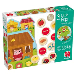 Mémo et Loto des 3 Petits Cochons - Goula