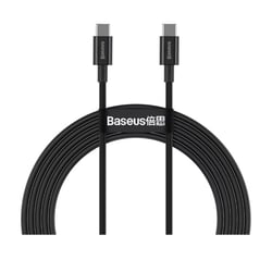 Baseus Câble de Charge et Transfert USB-C-USB-C 100W 2m Noir