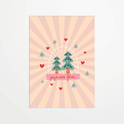 Carte postale - Cité Candide  - Joyeuses fêtes - 14,8 x 10,5 cm - Made in France