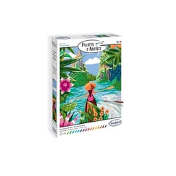 Palette d'artiste – Lagon en Thailande - Sentosphere - Orange
