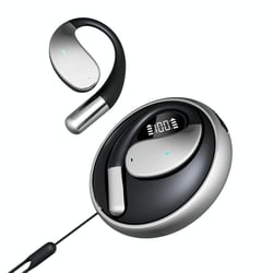 Ecouteurs Bluetooth Ouverts Avec Lanière Étanche Son Immersif Type-C 14.2mm Noir YONIS