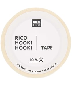 Ruban adhésif Rico Hooki Hooki - 10 mètres - Rico Design Ecru