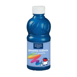 Bouteille De Peinture Gouache Liquide - Redimix - 250 Ml - Bleu Primaire - Lefranc Bourgeois