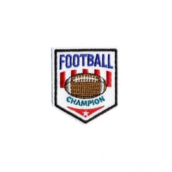 Ecusson thermocollant blason sport 2,5cm x 3cm football