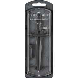 Compas scolaire avec mécanisme de réglage rapide Faber-Castell