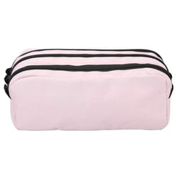 Trousse - Rose - 3 compartiments - Fermeture zip - 23x11x9cm - Scolaire