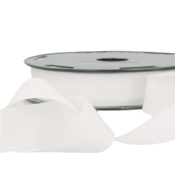 Bobine 50m sergé coton Blanc