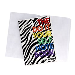 Carnets créatifs A5 - The do it yourself notebook - Zèbre